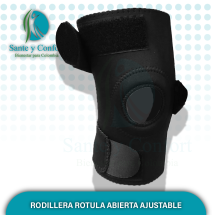 RODILLERA LARGA ROTULA ABIERTA AJUSTABLE