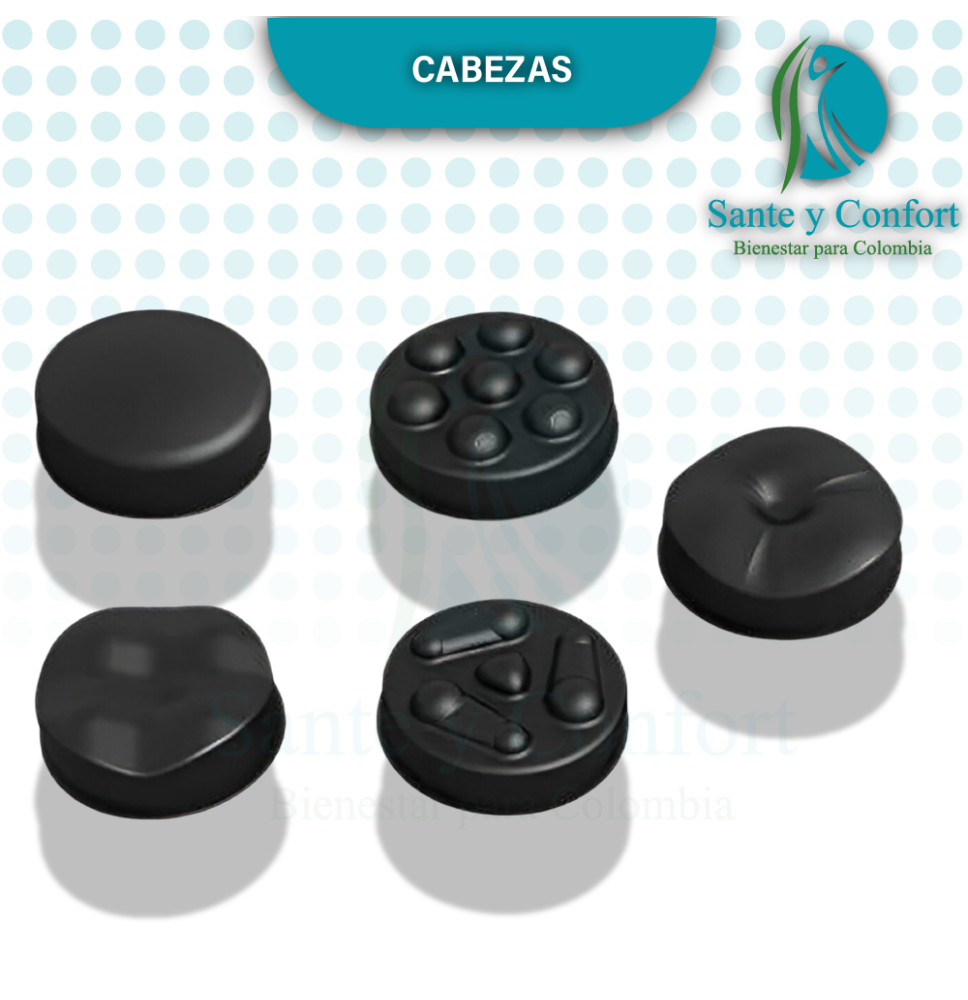 PISTOLA MASAJEADORA CORPORAL 5 CABEZAS 6 VELOCIDADES