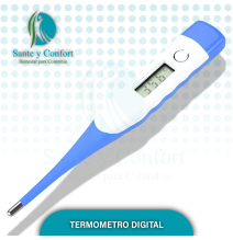 Termómetro Digital Sencillo | Medición Rápida y Precisa de la Temperatura | Sante y Confort