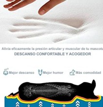 Colchón para Mascotas Viscoelástico | Confort Superior para Descanso Saludable | Sante y Confort