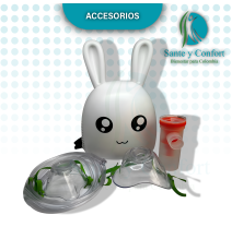 Nebulizador Pediatrico de Conejo de Alto Flujo y Rendimiento