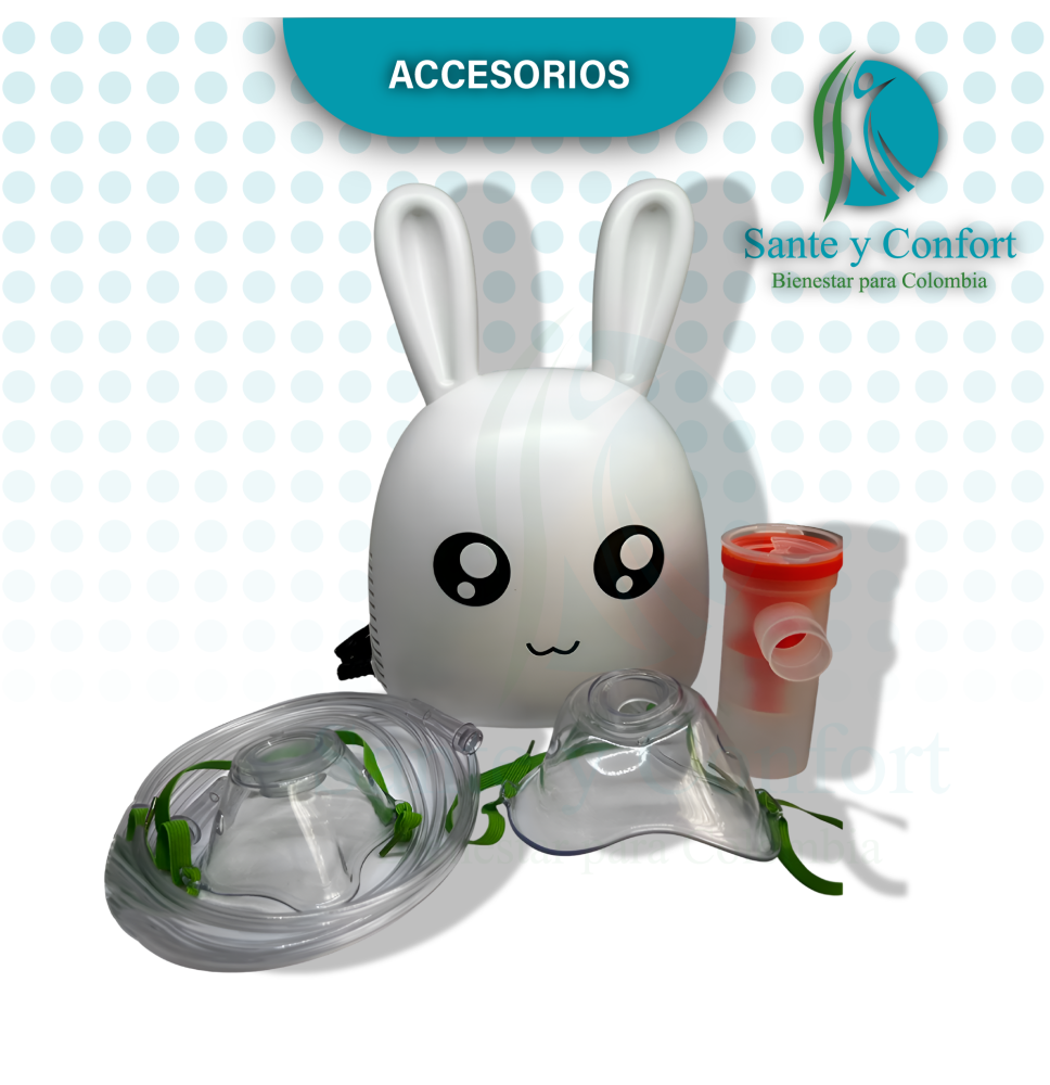 Nebulizador Pediatrico de Conejo de Alto Flujo y Rendimiento