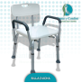Silla para Ducha con Reposabrazos Removibles | Seguridad Antideslizante