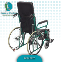 silla de ruedas reclinable