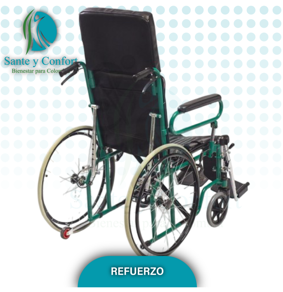 silla de ruedas reclinable