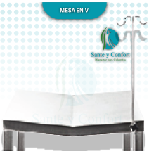 MESA FIJA VETERINARIA EN V