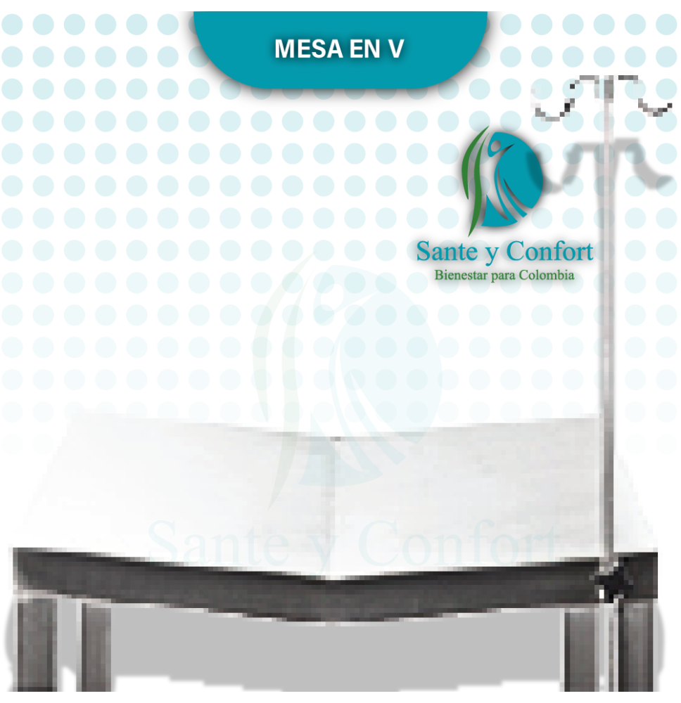 MESA FIJA VETERINARIA EN V