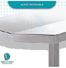 Mesa Fija V Vet Inox 304 150kg | Sante y Confort