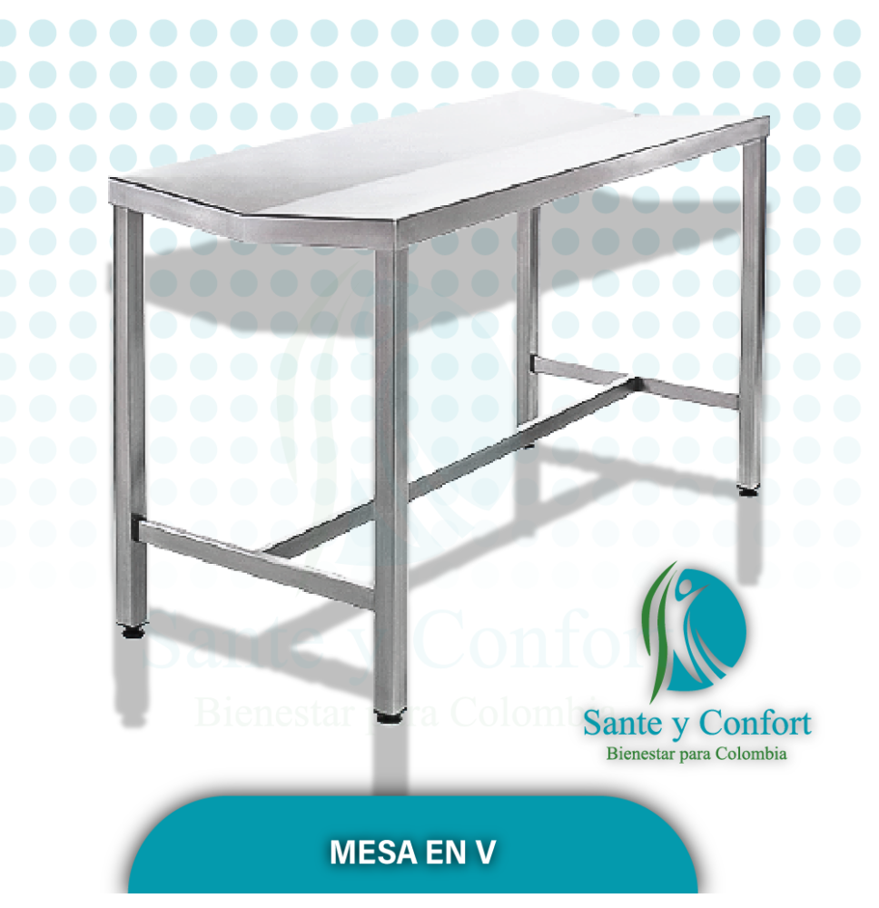 MESA FIJA EN V