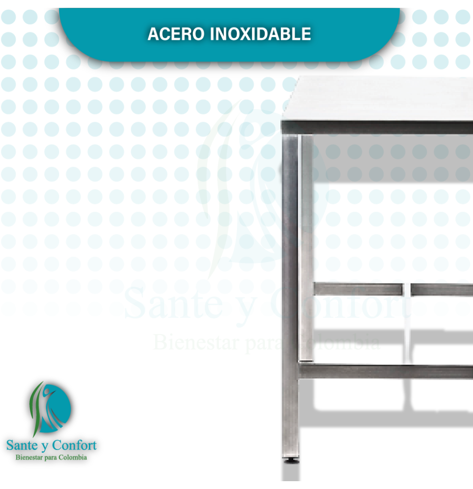 Exploración Vet Inox 304 120kg | Sante y Confort
