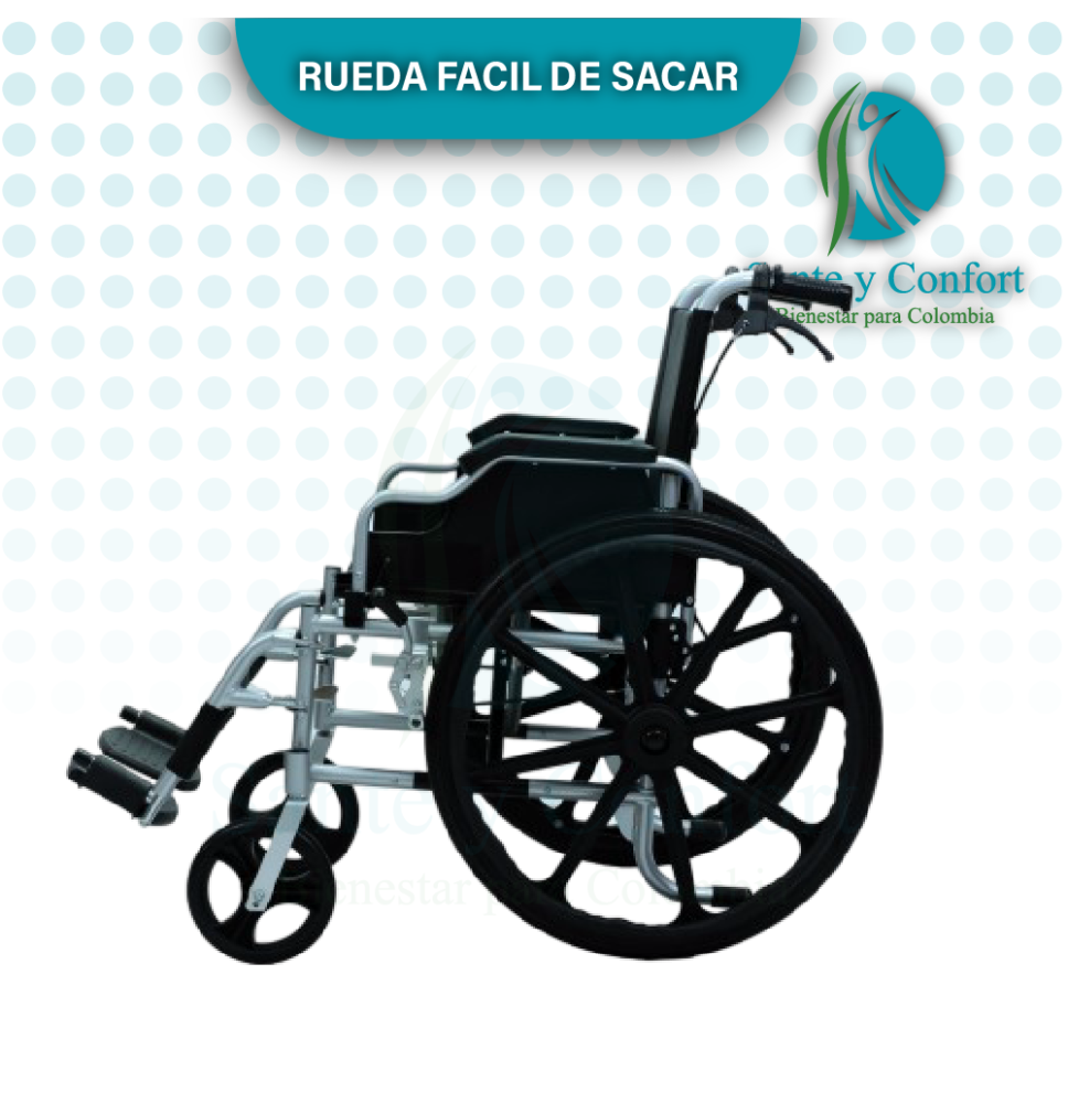 silla de ruedas desmonte rapido