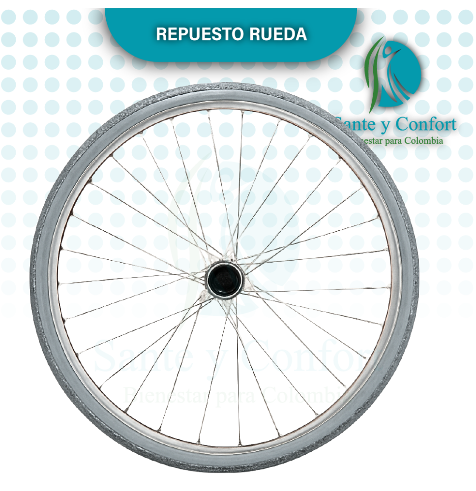 rueda silla de ruedas