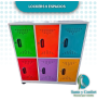 LOCKER O CASILLERO 6 ESPACIOS