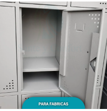 Locker Metálico 9 Espacios para Fábrica | Sante y Confort