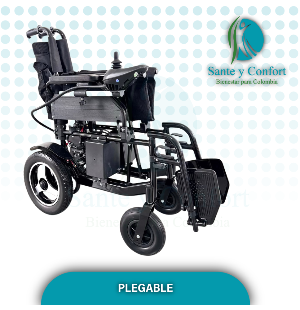 silla de ruedas plegable