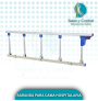 baranda para cama hospitalaria