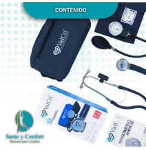 kit tensiometro fonendoscopio valcry