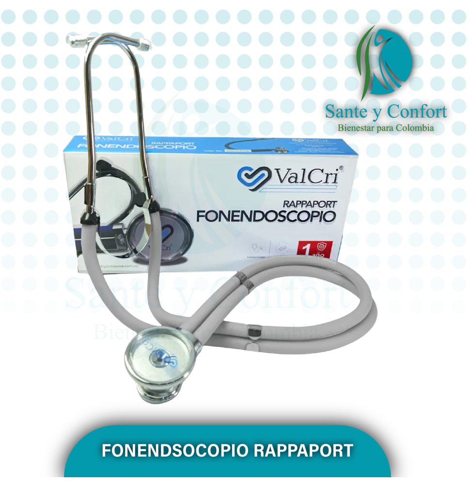 Fonendoscopio Rappaport VALCRY | Precisión y Versatilidad para Diagnóstico en Bogotá