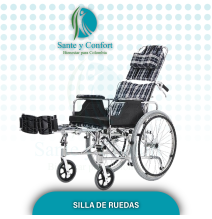 SILLA DE RUEDAS RECLINABLE