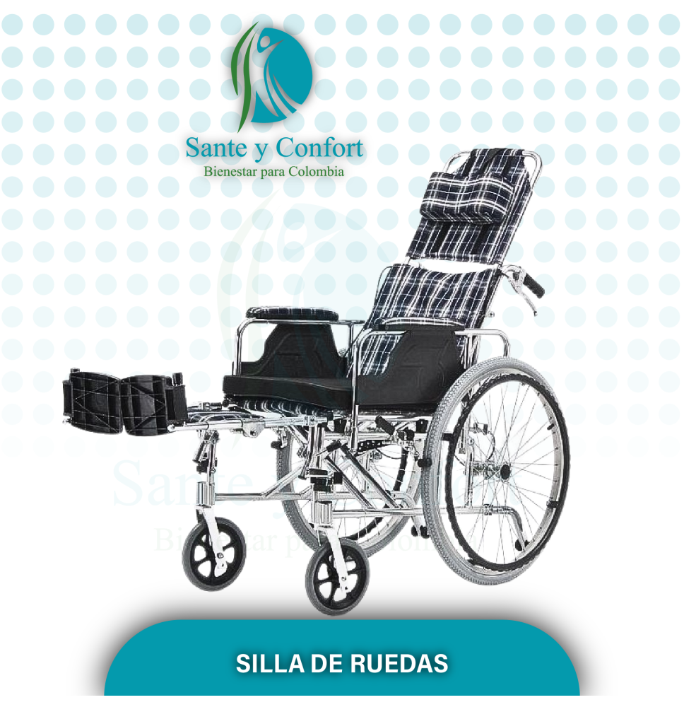 SILLA DE RUEDAS RECLINABLE