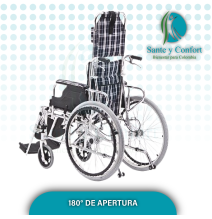 Silla de Ruedas FT954 | Plegable y Resistente para Movilidad Diaria en Bogotá