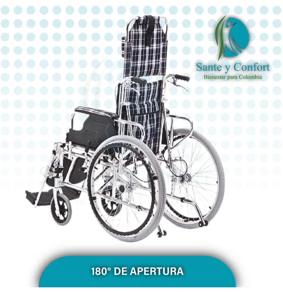 Silla de Ruedas FT954 | Plegable y Resistente para Movilidad Diaria en Bogotá