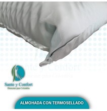 almohada con forro antifluido