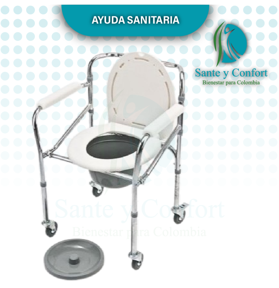 Silla Ayuda Sanitaria FT701 | Seguridad y Confort para el Baño en Lima
