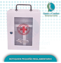 botiquín metálico pequeño