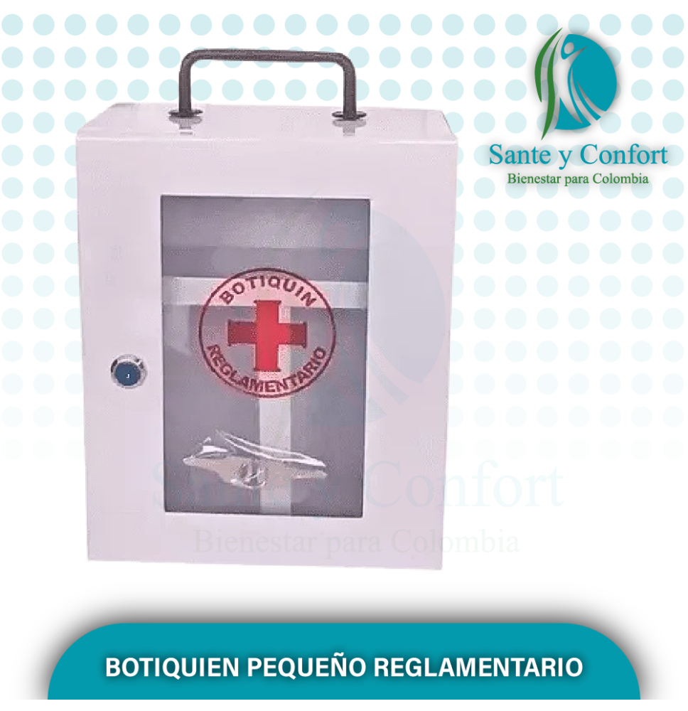 botiquín metálico pequeño