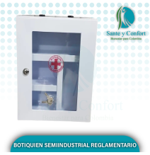 Botiquín Metálico Semiindustrial Reglamentario | Robusto para Empresas y Talleres en Bogotá