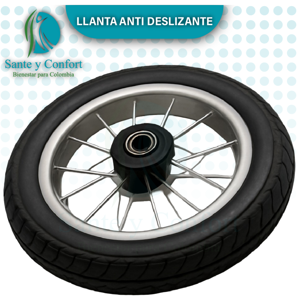 REPUESTO PARA SILLA DE RUEDAS DE TRASNPORTE
