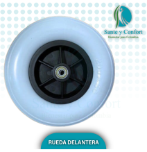 rueda delantera silla de ruedas