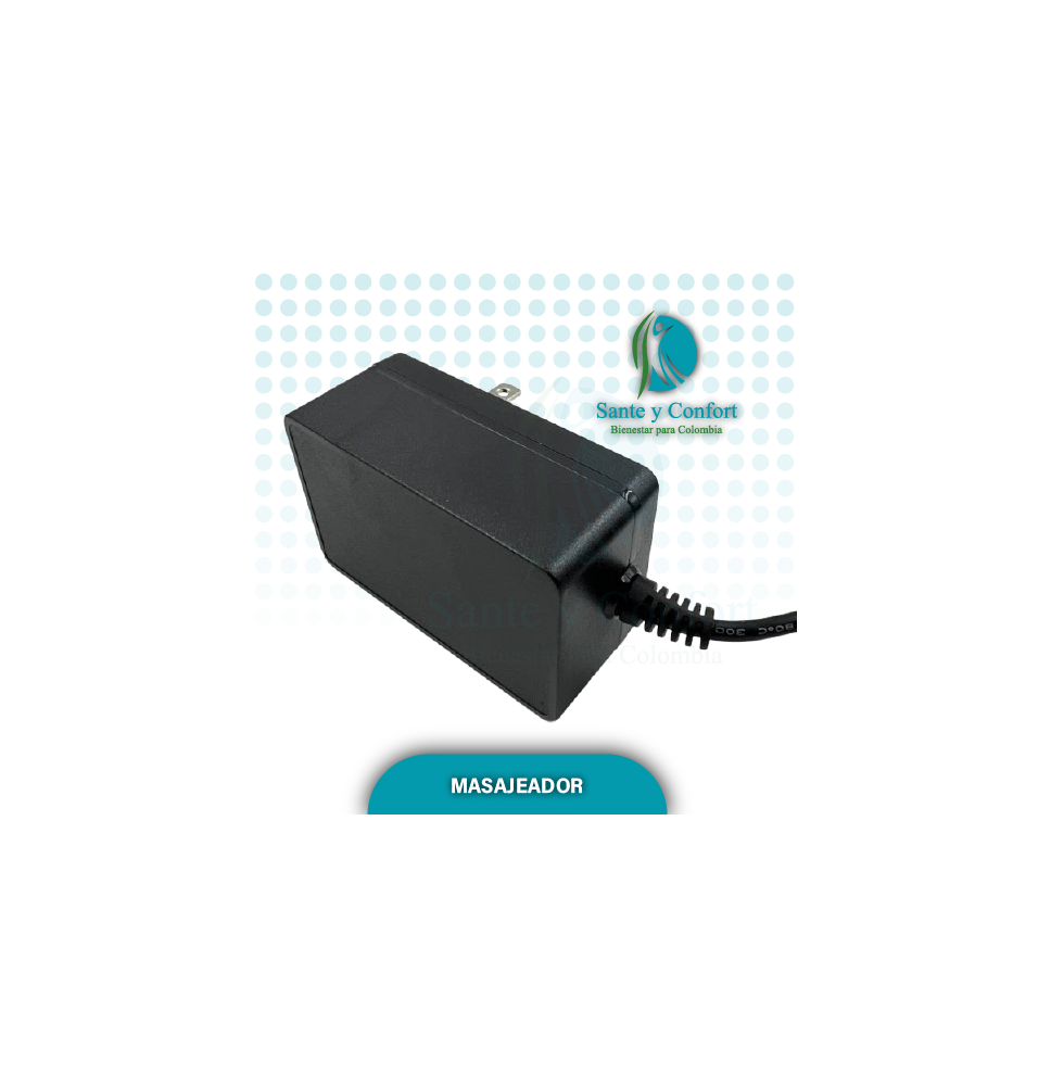 Adaptador para Masajeador | Repuesto y Fuente de Poder Compatible en Bogotá