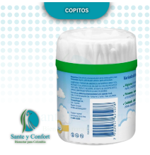 Copitos de Algodón x 70 | Bastoncillos para Higiene y Primeros Auxilios en Bogotá