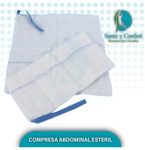 COMPRESA ABDOMINAL ESTERIL 45 X 45