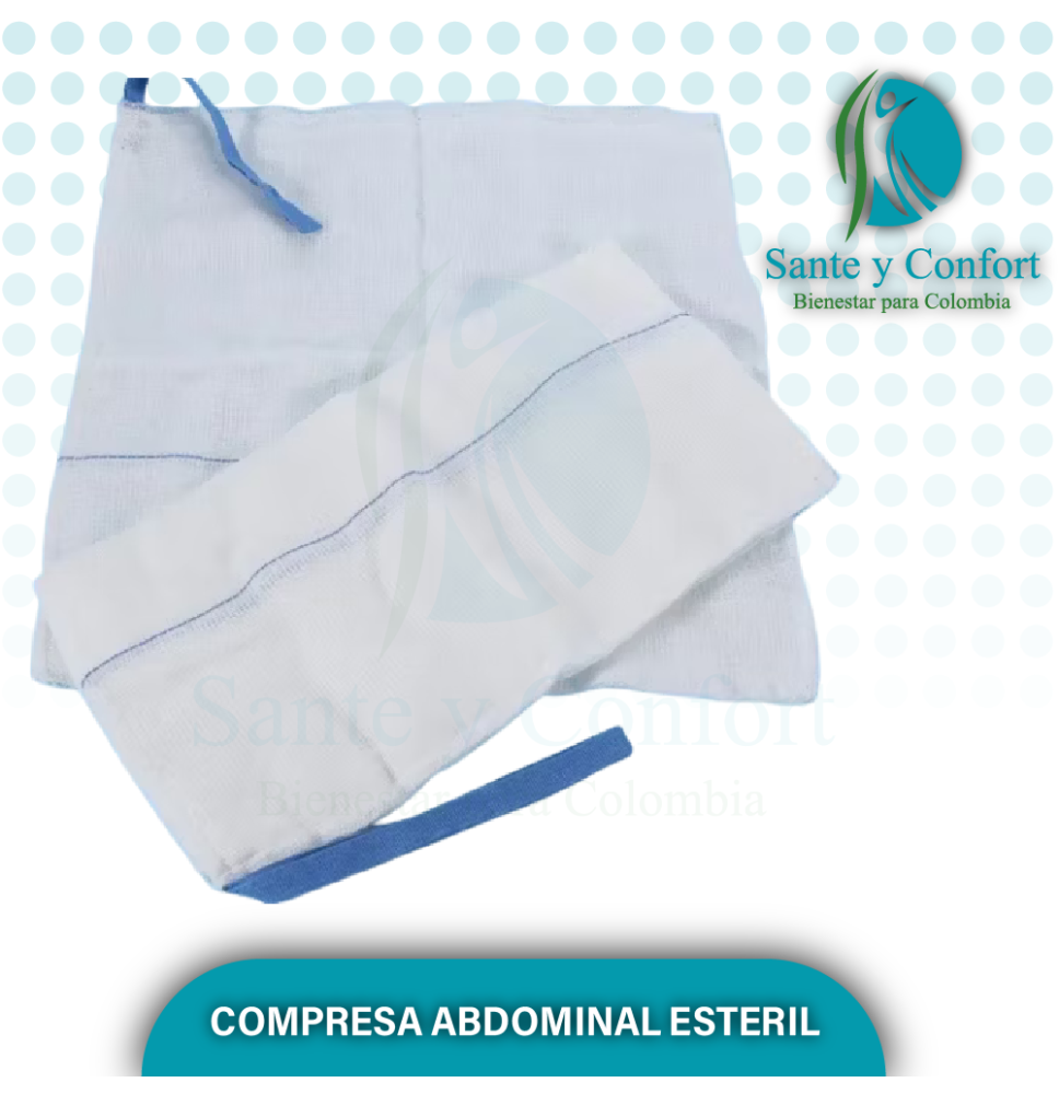 COMPRESA ABDOMINAL ESTERIL 45 X 45