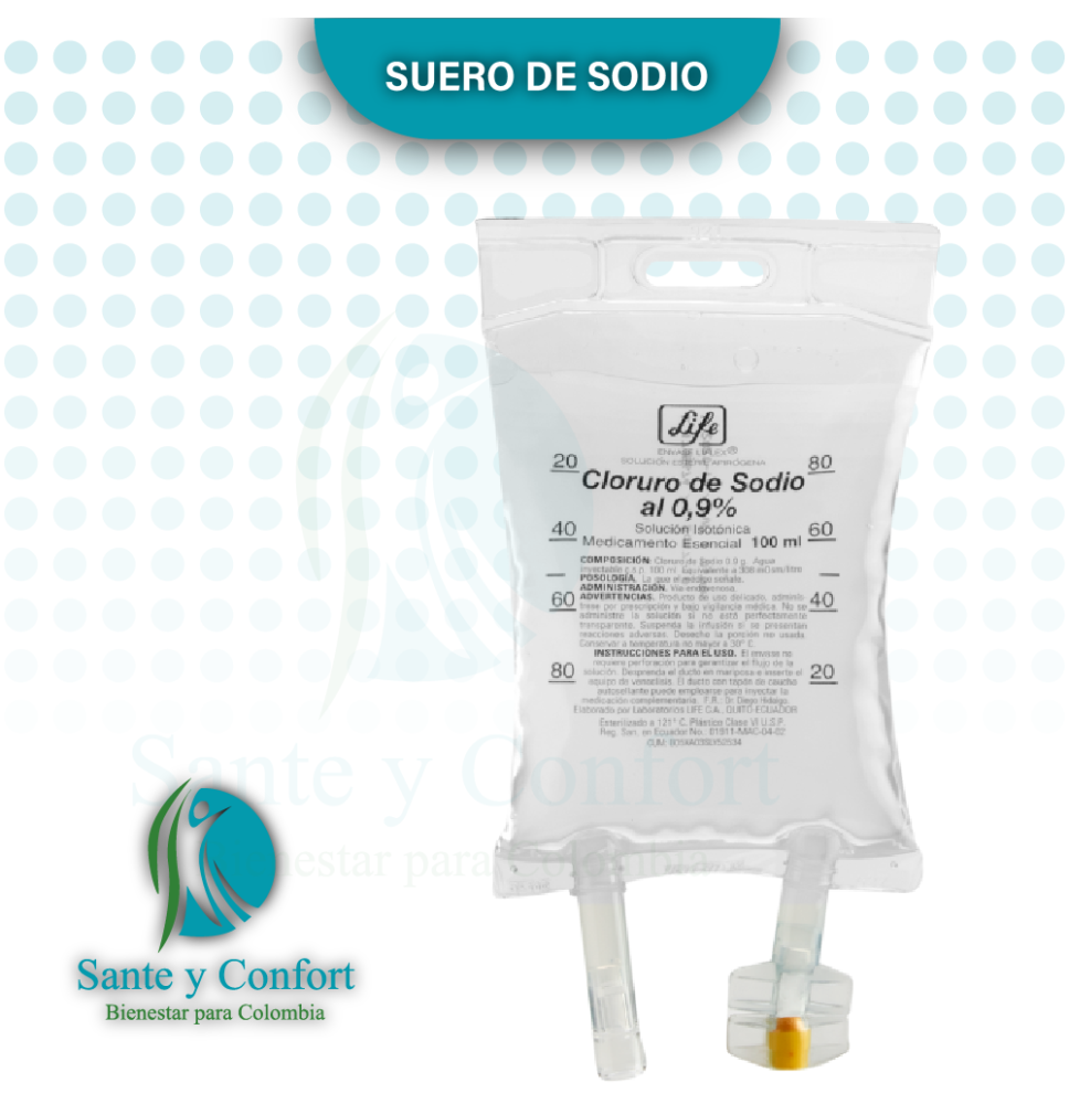 SUERO CLORURO DE SODIO 250CC