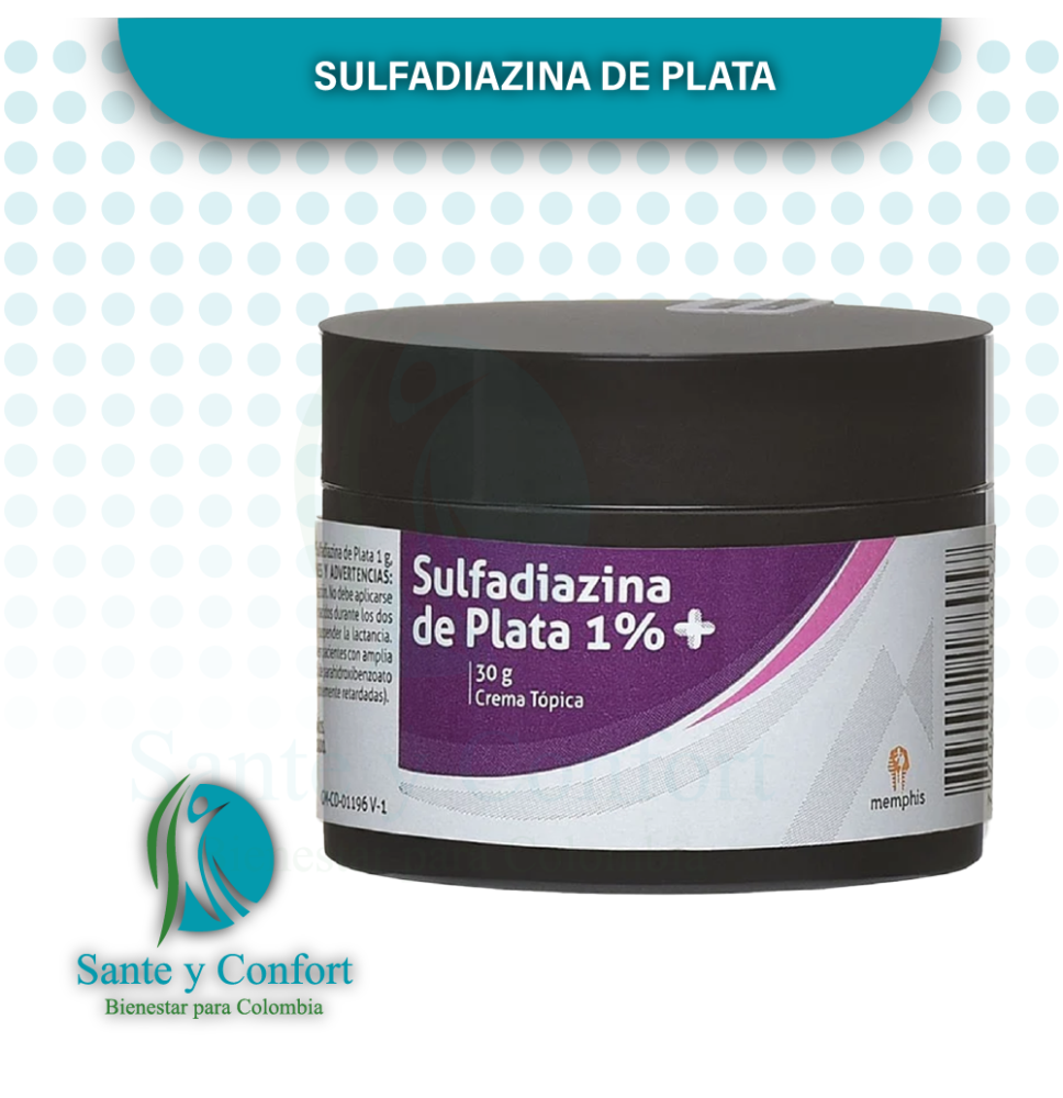 SULFADIAZINA DE PLATA