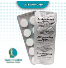 TABLETA O BLISTER DE ACETAMINOFEM X 10