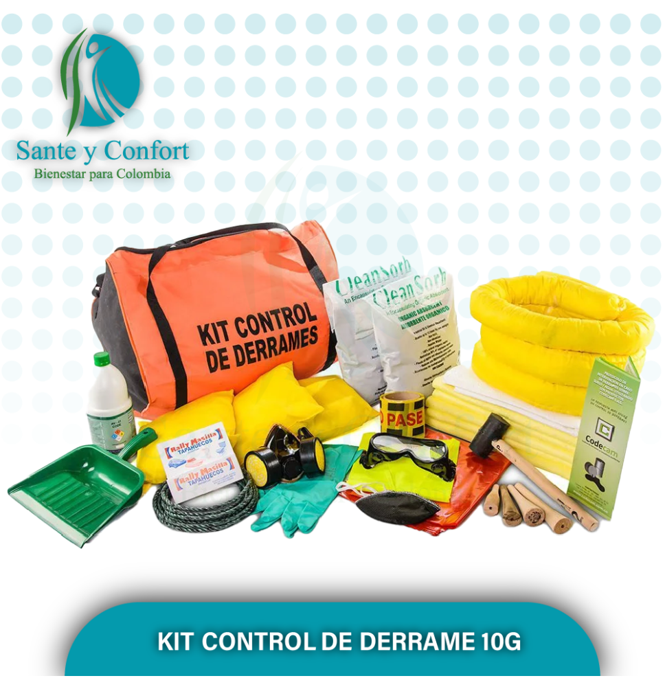 KIT CONTROL DE DERRAME 10 GALONES