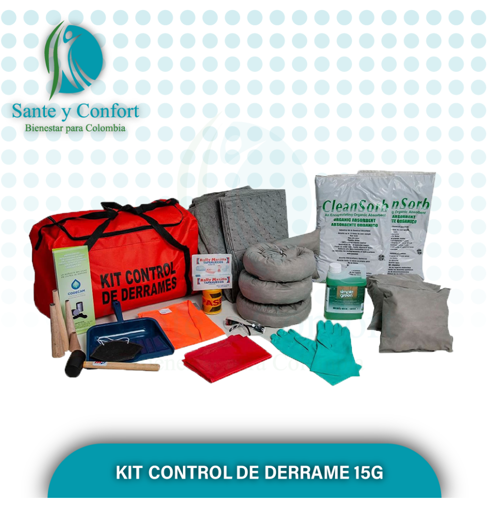 KIT CONTROL DE DERRAME 15 GALONES