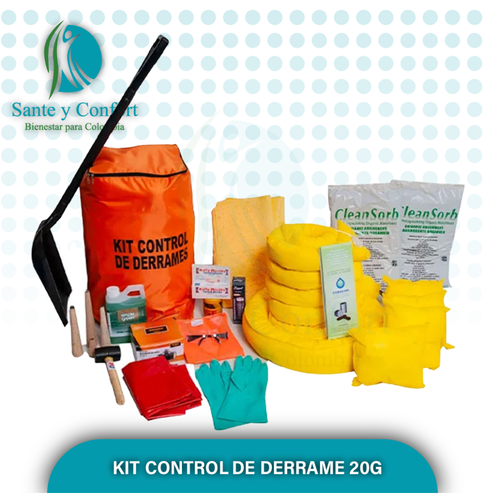KIT CONTROL DE DERRAME  20 GALONES