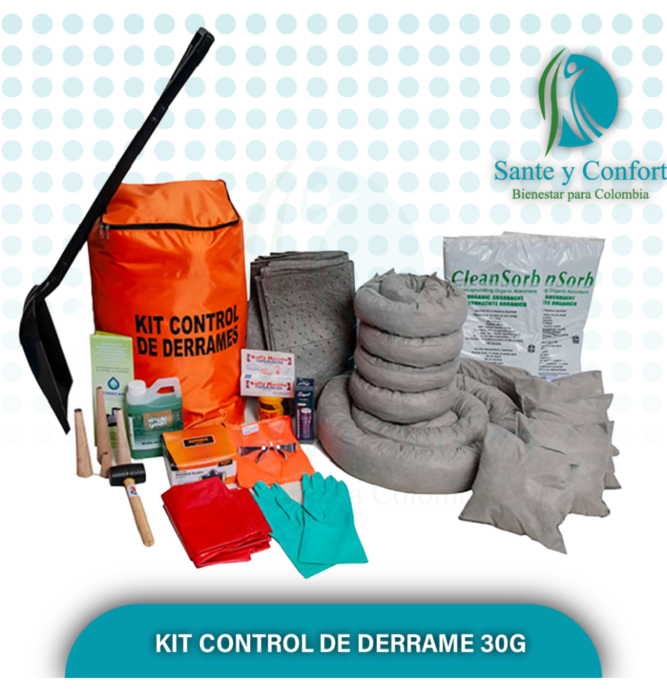 KIT CONTROL DE DERRAME 30 GALONES