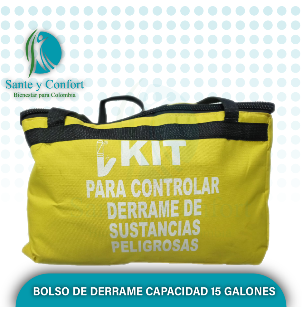 BOLSO PARA KIT DE DERRAME CAPACIDAD 15 GALONES
