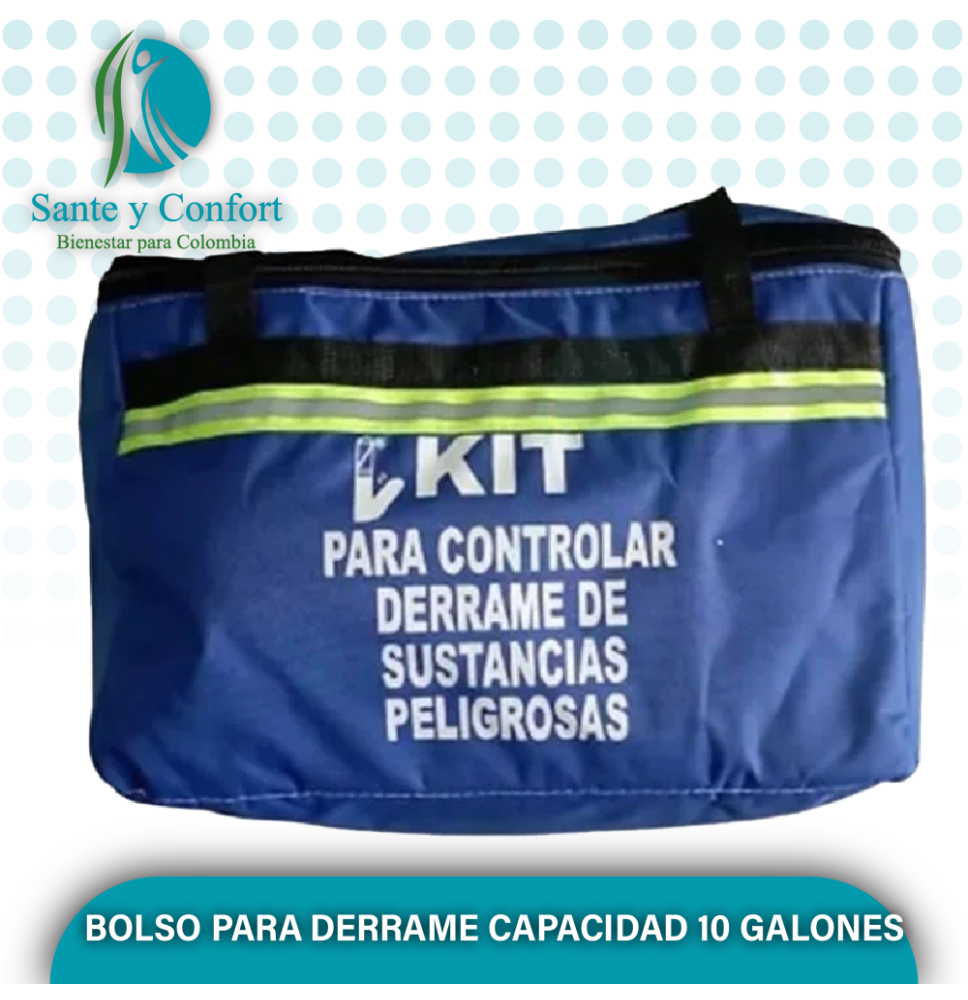 BOLSO PARA KIT DE DERRAME CAPACIDAD 10 GALONES