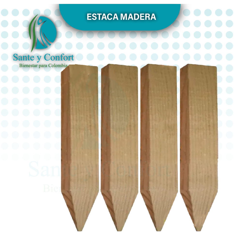 TACOS ESTACA DE MADERA X 4 CALAJANES