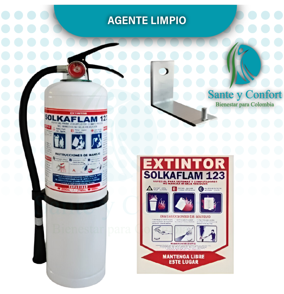 EXTINTOR SOLKAFLAM AGENTE LIMPIO