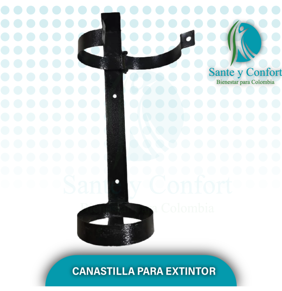 CANASTILLA PLASTICA PARA EXTINTOR