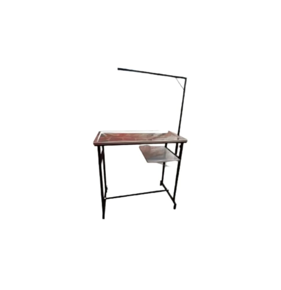 Mesa para consulta canina con desagüe en acero inoxidable